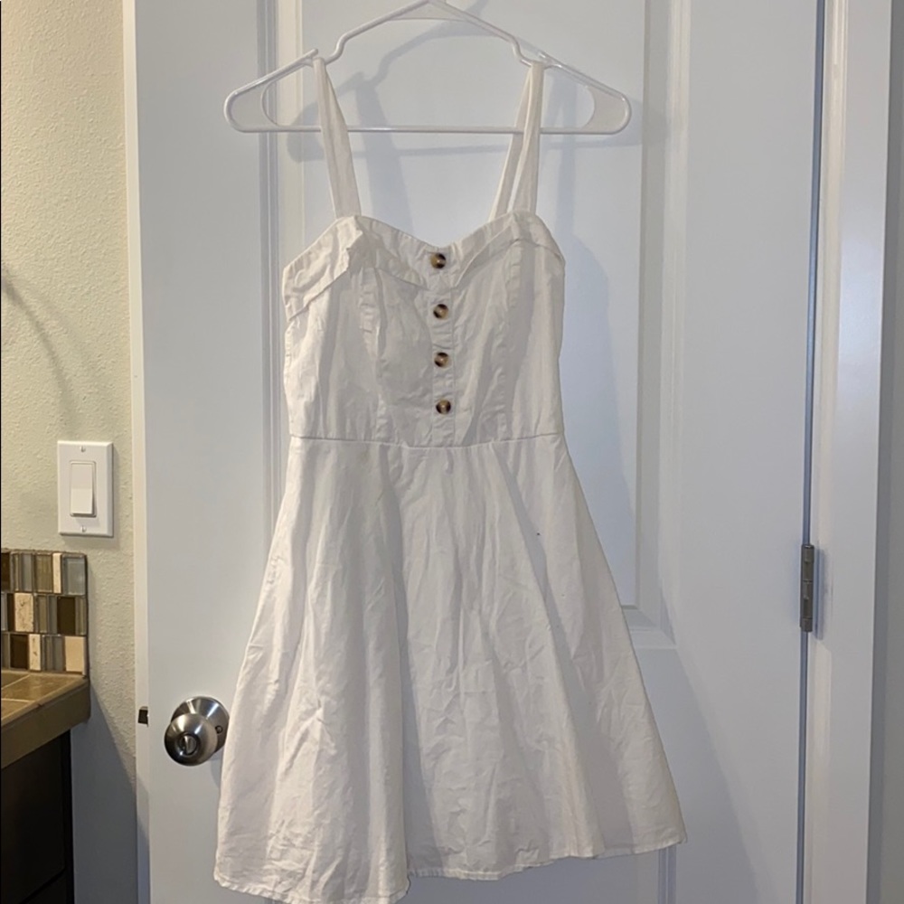 White sun dress